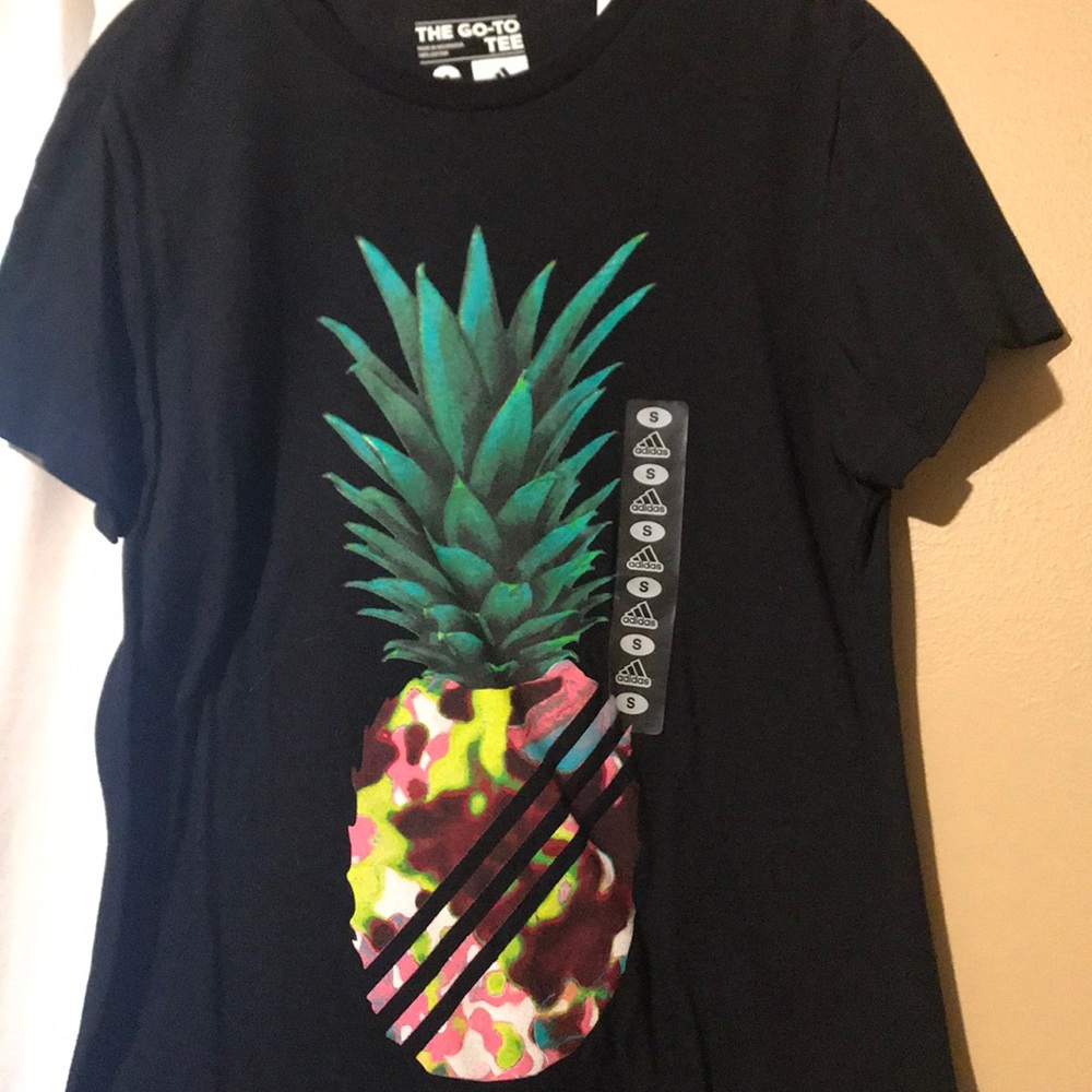 Black Adidas Pineapple The Go-To Tee